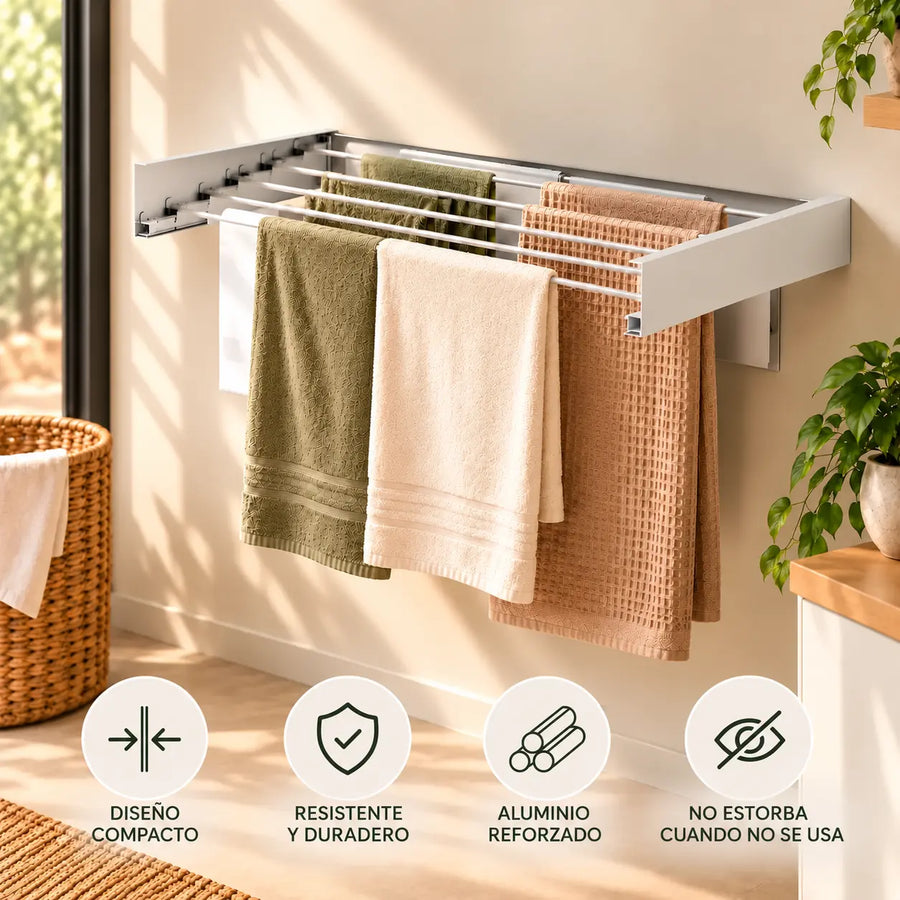KASA™  Steel tendedero plegable de pared